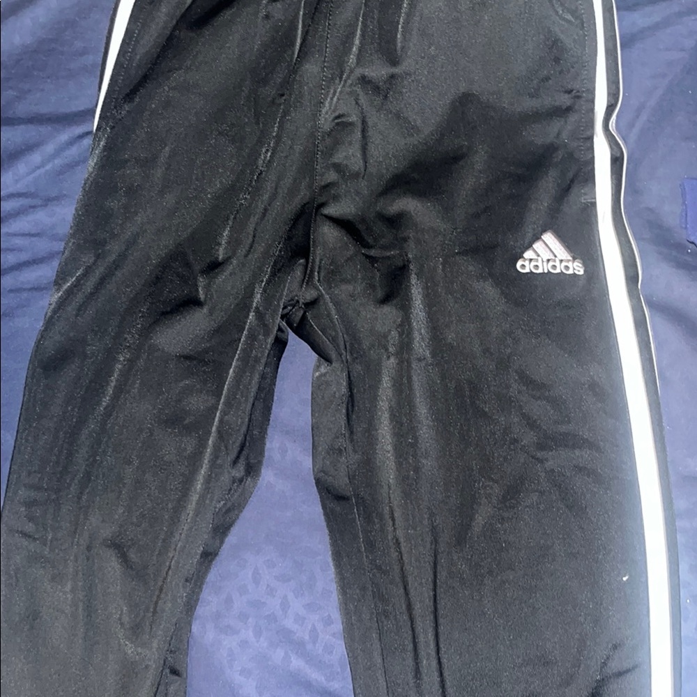 Adidas Kids Black Track Pants